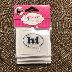 I-Press Clear Stamp Set - Hi, Wow!, LOL